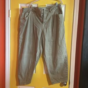 Anthropologie Sage Green Jeans